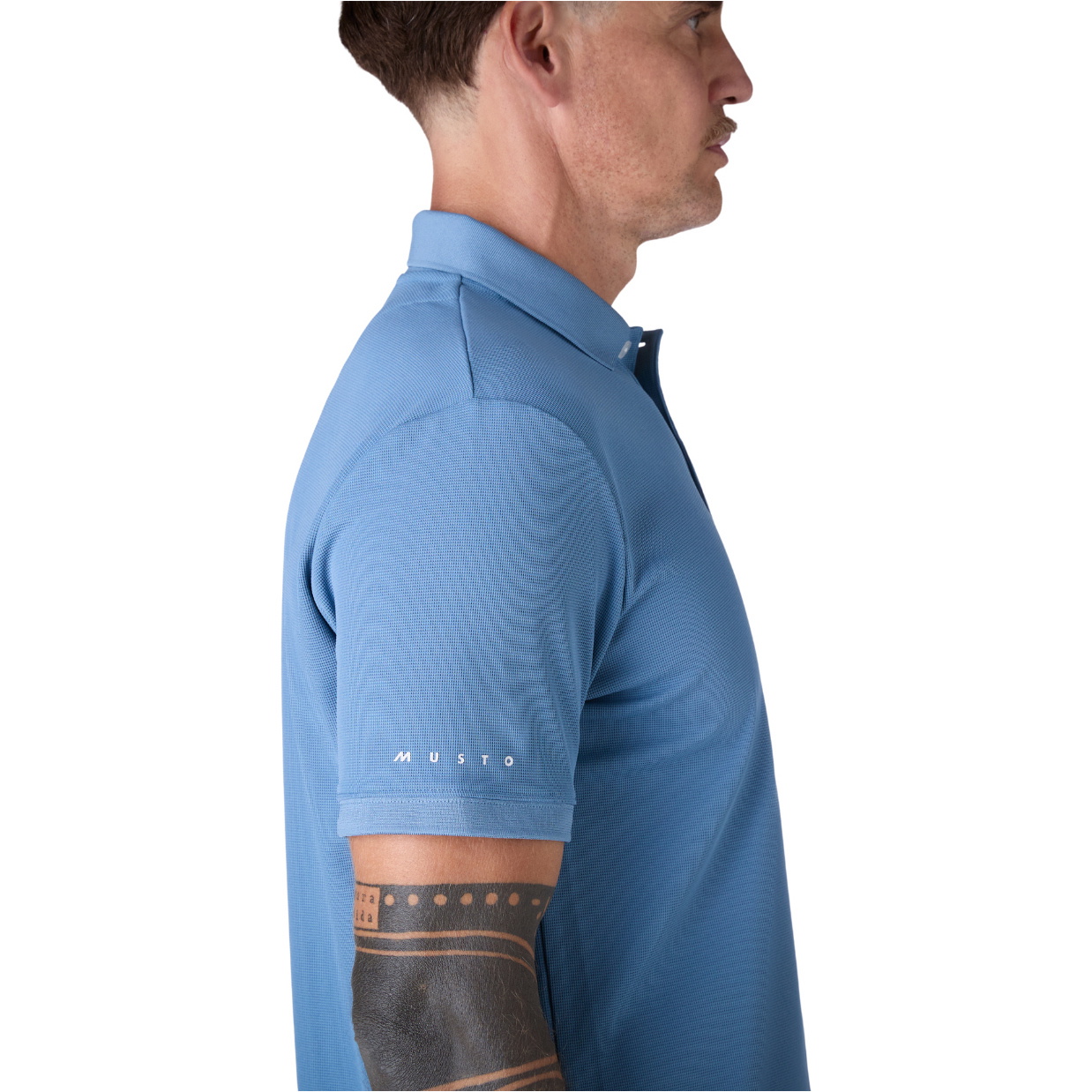 2026 Musto Männer Evo Crew Pro Lite Polo 84220 - Storm Cloud